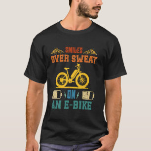 Camiseta Ciclista eléctrico SONRÍE SOBRE EL SUDOR EN UNA Bi