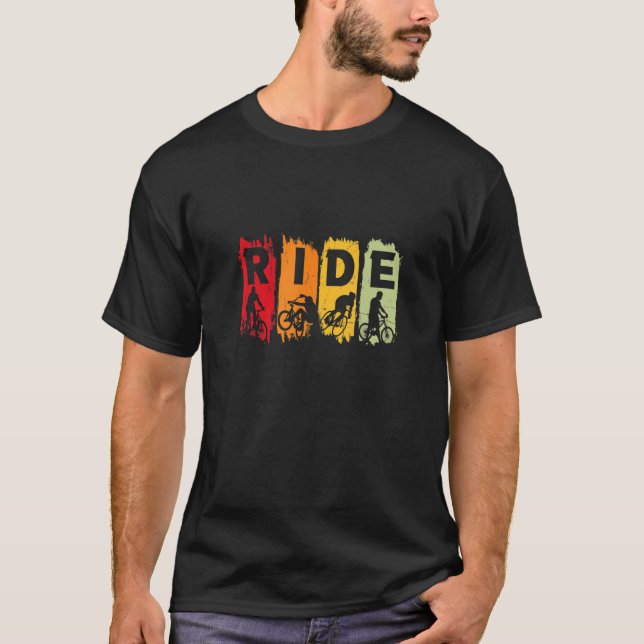 Camiseta Ciclista en bicicleta (Anverso)