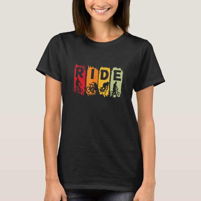 Camiseta Ciclista en bicicleta (Anverso)