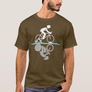Camiseta Ciclista en un reflector Turbo formador
