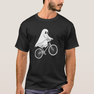 Camiseta Ciclista Fantasma en Bicicleta Espeluznante Hallow
