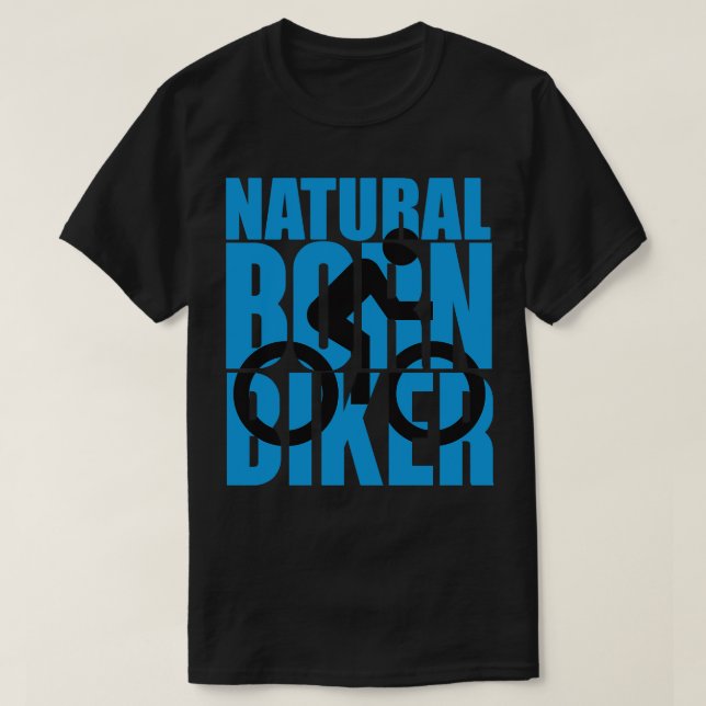 Camiseta Ciclista nacido natural (Diseño del anverso)