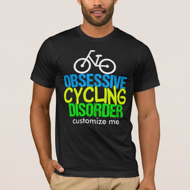 Camiseta Ciclista obsesivo de ciclismo (Anverso)