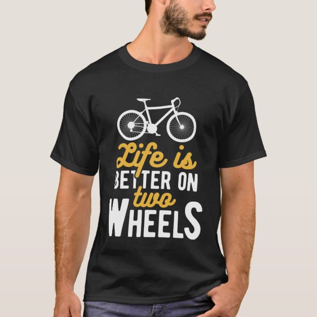 Camiseta ciclistas de bicicleta (Anverso)