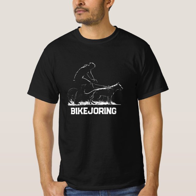 Camiseta Ciclistas y perros en movimiento (Anverso)
