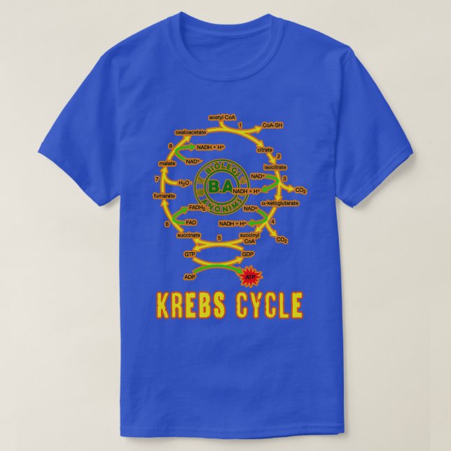 Camiseta Ciclo 2 de Krebs (Diseño del anverso)
