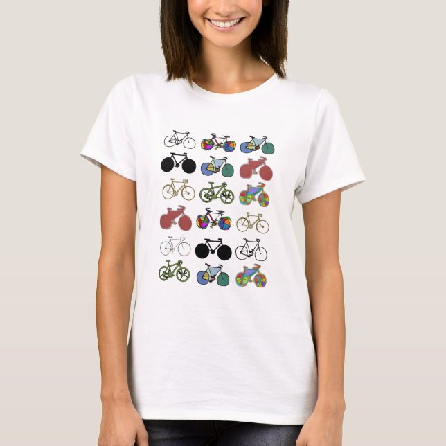 Camiseta ciclo agrupado. ciclo/bicis (Anverso)