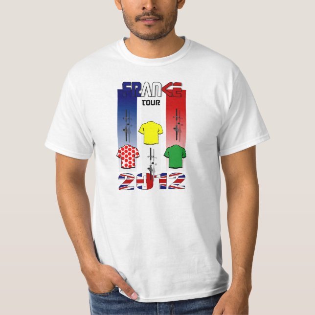 Camiseta Ciclo de 2012 Británicos el Tour de Francia 2012 (Anverso)