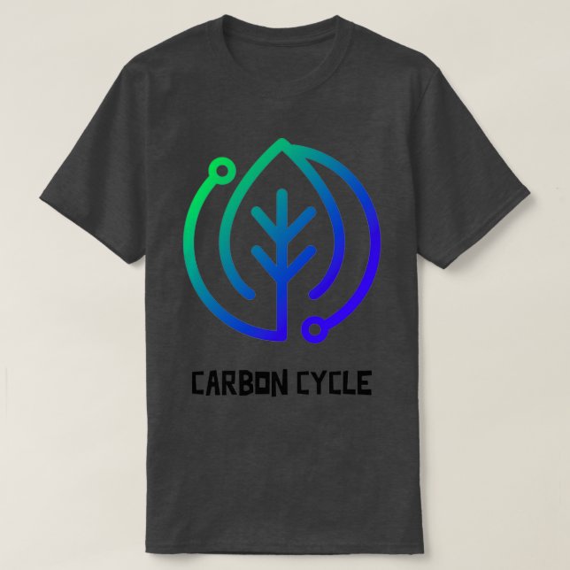 Camiseta Ciclo de carbono (Diseño del anverso)
