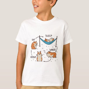 Camiseta Ciclo de cerdo de Guinea