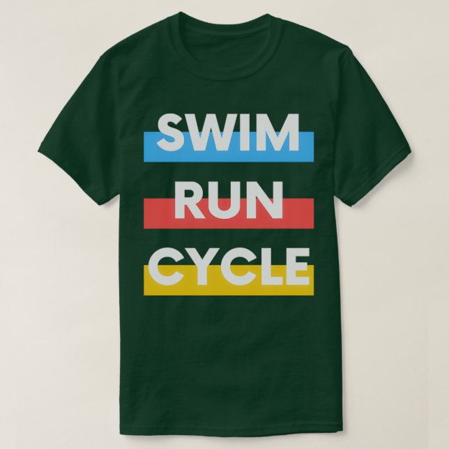 Camiseta Ciclo De Swim Run (Diseño del anverso)