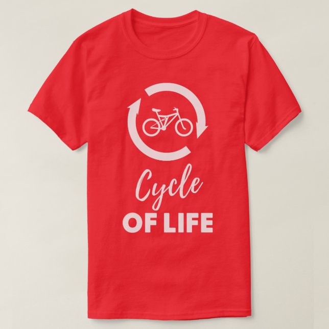Camiseta Ciclo de vida (Diseño del anverso)