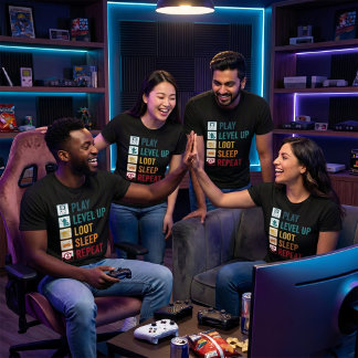 Camiseta Ciclo de vida de los juegos