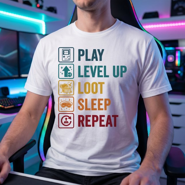 Camiseta Ciclo de vida de los juegos (Subido por el creador)
