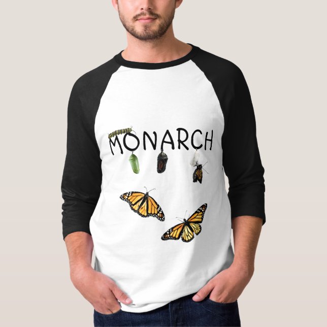 Camiseta Ciclo de vida de Mens Ball Tee Monarch (Anverso)
