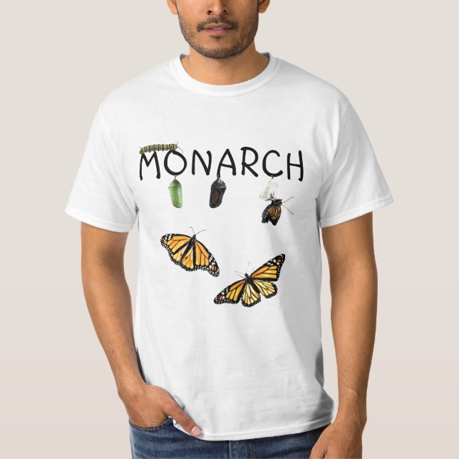 Camiseta Ciclo de vida de Mens Tee Monarch (Anverso)