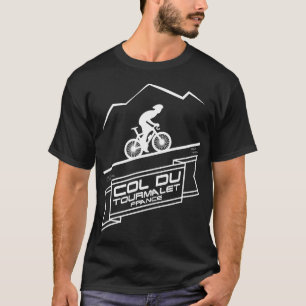 Camiseta Ciclo famoso de Col Du Tourmalet Road
