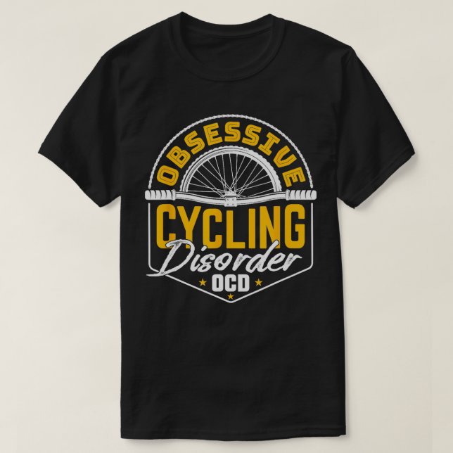Camiseta Ciclo Obsesivo Trastorno del Ciclismo Bicicleta di (Diseño del anverso)