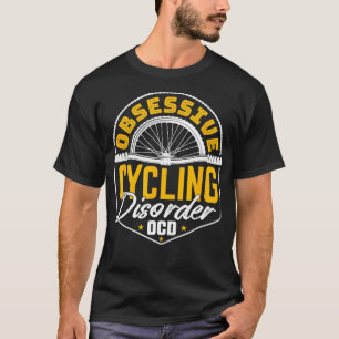 Camiseta Ciclo Obsesivo Trastorno del Ciclismo Bicicleta di