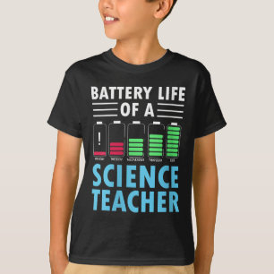 Camiseta Ciclo Semanal De Duración De La Batería De Mujeres