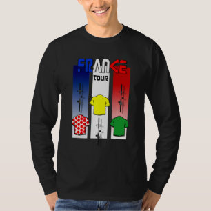 Camiseta Ciclo viajando al engranaje de los ciclistas de