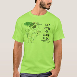Camiseta Ciclo vital de algas verdes