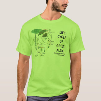 Camiseta Ciclo vital de algas verdes