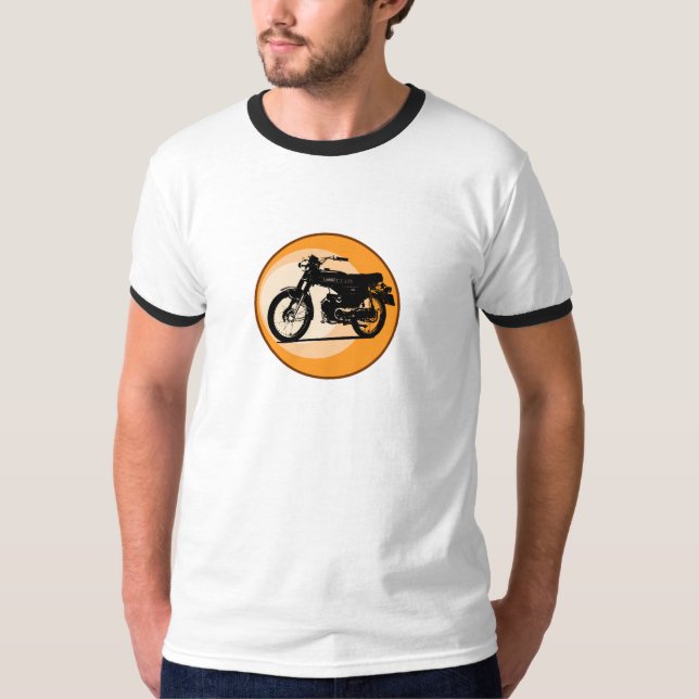 Camiseta Ciclomotor clásico "EFERVESCENTE" de Yamaha FS1E (Anverso)