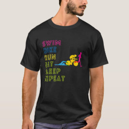 Camiseta Ciclón de natación de triatón correr para dormir r