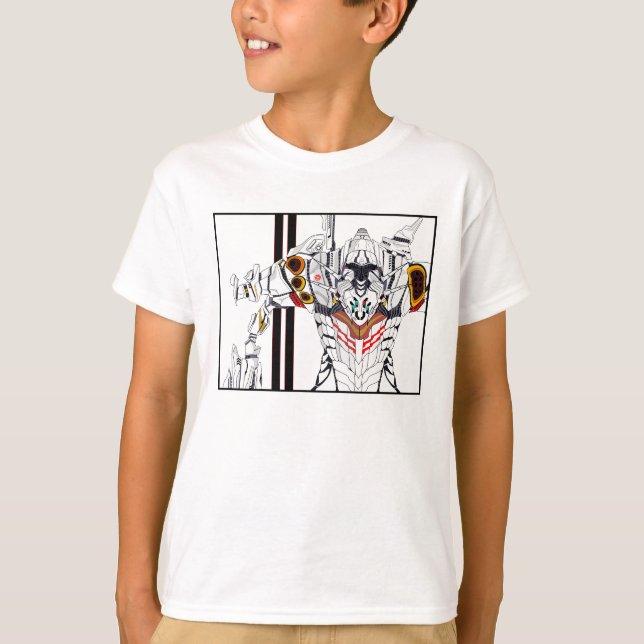 Camiseta Ciclón Mecha Robot (Anverso)