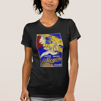 Camiseta Ciclos de alción - Arte de bicicleta de época