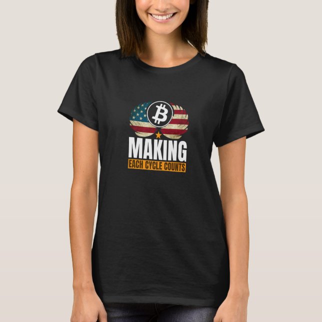 Camiseta Ciclos Motivadores De Cripto Diciendo (Anverso)