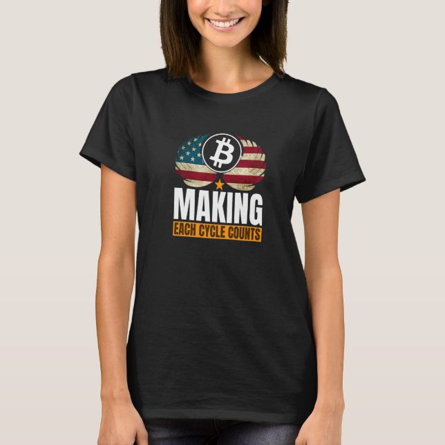 Camiseta Ciclos Motivadores De Cripto Diciendo (Anverso)