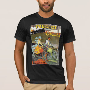 Camiseta Ciclos Peugeot Vintage Bicicleta Arte
