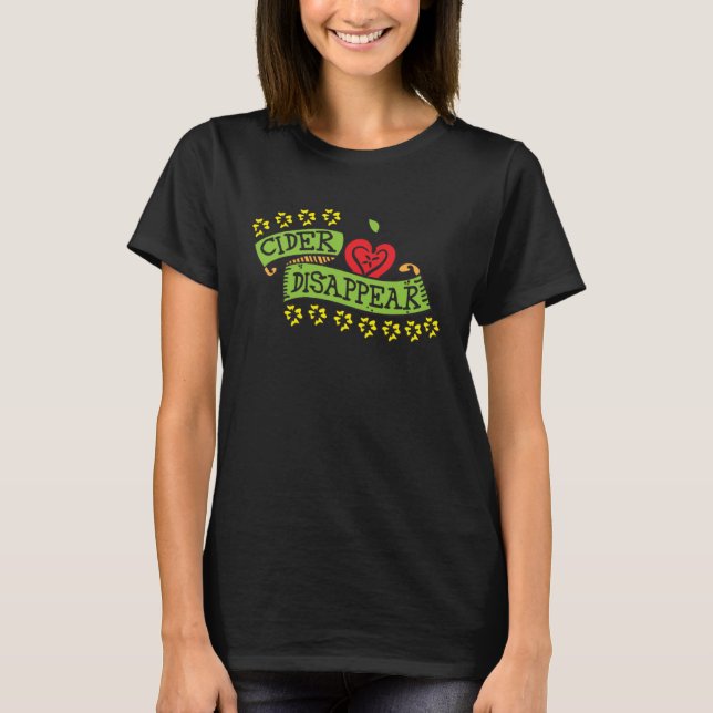 Camiseta Cider Disappear Vinegar Condiment (Anverso)
