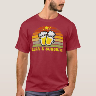 Camiseta Cider Y Sunshine Manzanas Fuerte Beber De Cider