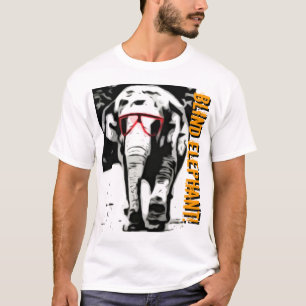 Camiseta ciega del elefante