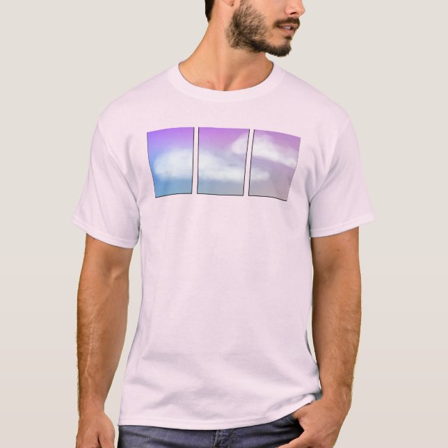Camiseta Cielo a través de una ventana (Anverso)