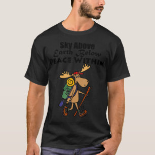 Camiseta Cielo Arriba Tierra Abajo Alce Caminando
