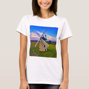 Camiseta Cielo azul del molino de viento