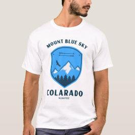 Camiseta Cielo azul monta formalmente los evanes