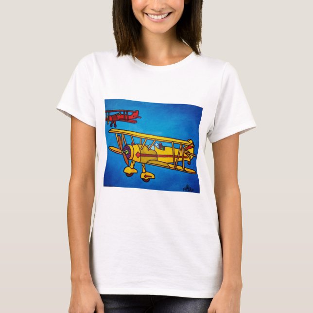 Camiseta Cielo azul por Piliero (Anverso)