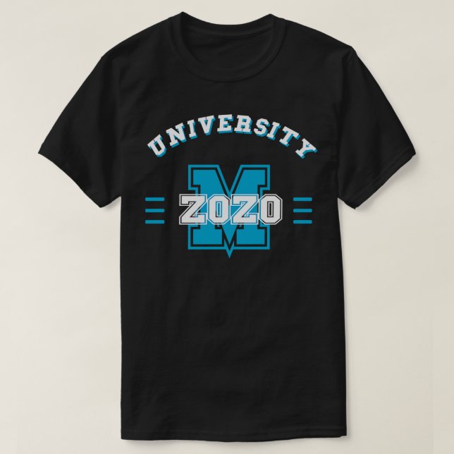 Camiseta cielo azul zoom2020 (Diseño del anverso)