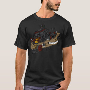 Camiseta Cielo de hierro. Ww2 Autos Alemanes Ufo.