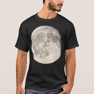 Camiseta Cielo de luna llena por la noche