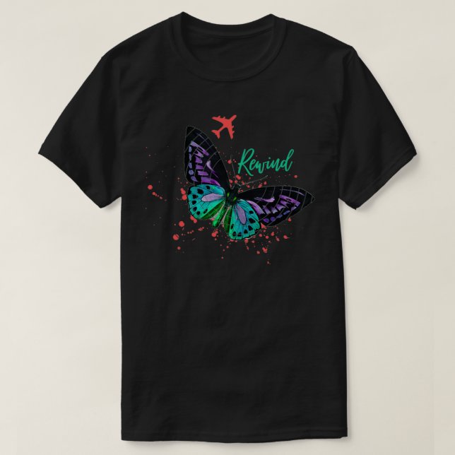 Camiseta Cielo de mariposa monarca (Diseño del anverso)