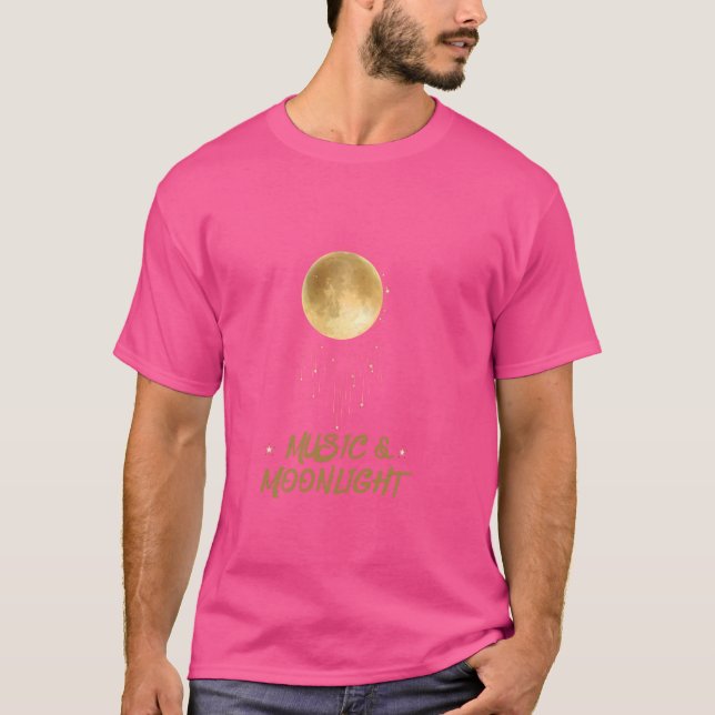 Camiseta Cielo de Oro de la Música y la Luna (Anverso)