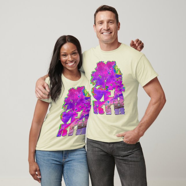 Camiseta Cielo de verano morado (Unisexo)
