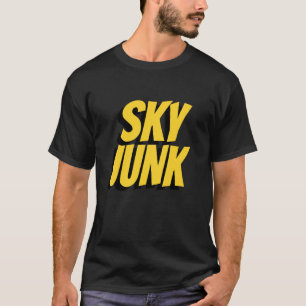 Camiseta Cielo Divertido Basura Paracaidismo