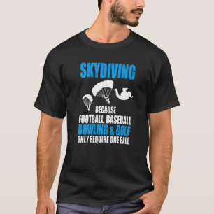 Camiseta Cielo Divertido Paracaidismo Otros Deportes Requie